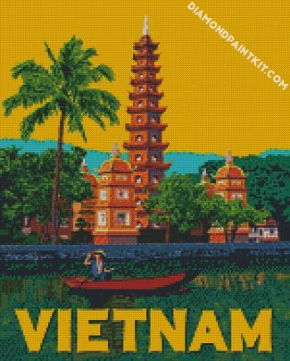 Vietnam Poster diamond painting