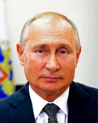 Vladimir Putin diamond painting