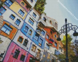 Wien Hundertwasser House diamond painting
