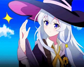 Wandering Witch Anime Elaina diamond painting
