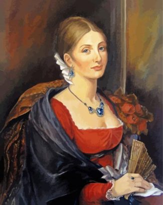 Woman With Jewelry diamond painting
