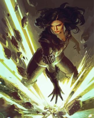 Yennefer Witcher Serie diamond painting