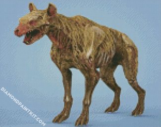 Zombie Hyena diamond painting