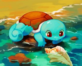 Adorable Squirtle diamond painting