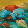 Adorable Squirtle diamond painting