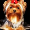 Adorable Yorkie Puppy diamond painting