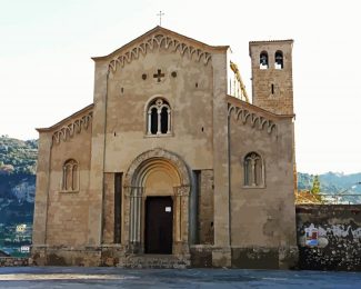Aesthetic Chiesa Di San Michele Arcangelo Capri diamond painting