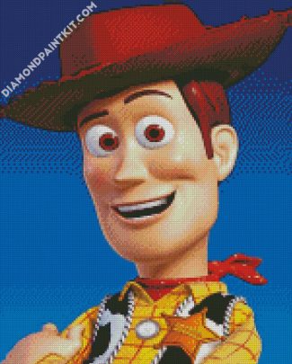 Aesthetic Sheriff Woody Toy Story diamond painting
