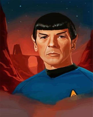 Aesthetic Star Trek Spock diamond painting