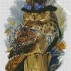 Aesthetic Steampunk Owl diamond painting