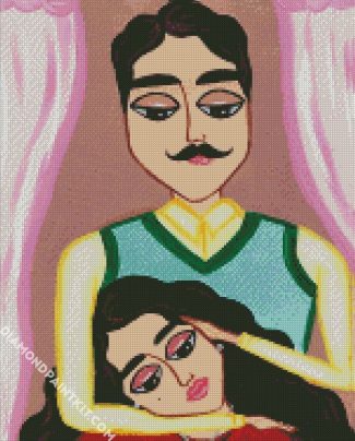 Aesthetic Arab Couple diamond painting