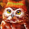 Aesthetic Brown Owl diamond painting