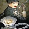 Aesthetic Classy Deco Lady diamond painting