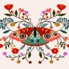 Aesthetic Floral Butterfly diamond painting