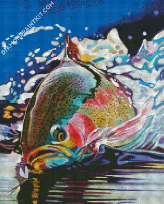 Aesthetic Trout diamond painting