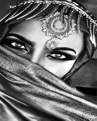 Arabic Woman diamond painting