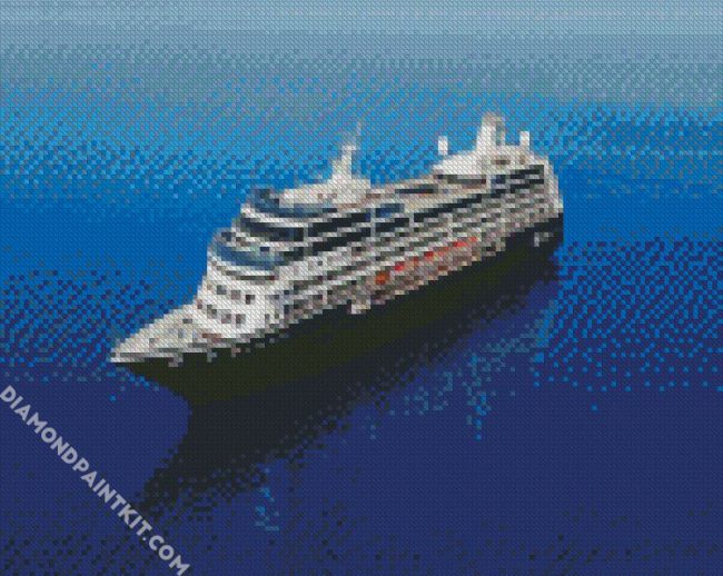 Azamara Ship In The Ocean diamond painting
