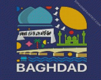 Baghdad Poster diamond painting