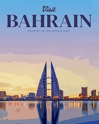 Bahrain Poster diamond painting