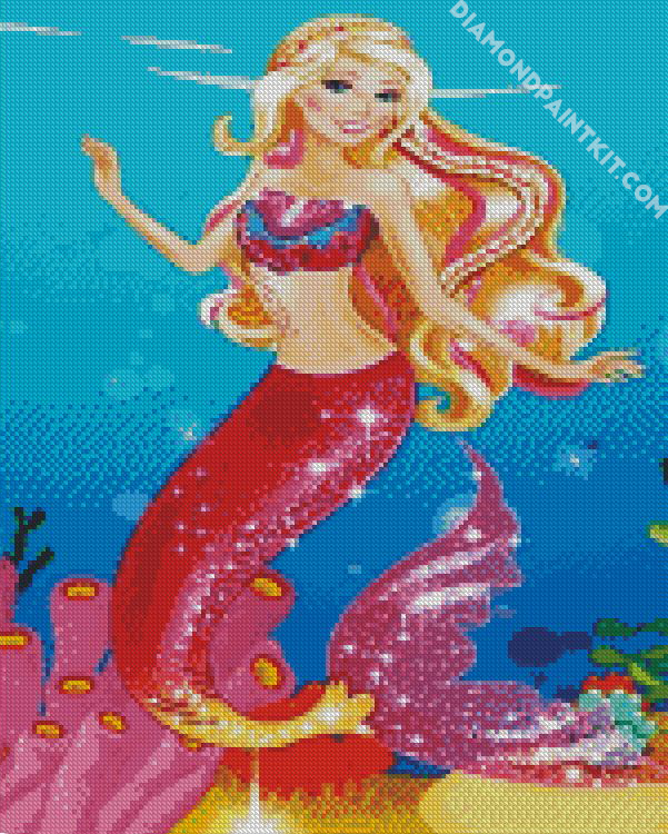 Barbie Mermaid - 5D Diamond Painting 