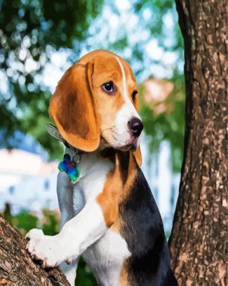 Beagle Dog Pet diamond painting