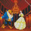 Beauty And The Beast In The Ballroom diamond painting