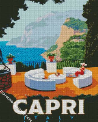 Capri Italy diamond painting