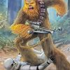 Chewbacca And Stormtrooper Fight - 5D Diamond Painting 