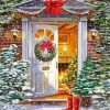 Christmas Door diamond painting