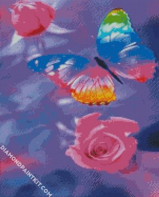Colorful Butterfly diamond painting