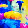Colorful Umbrella diamond painting