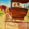 Couple In Carriage diamond painting