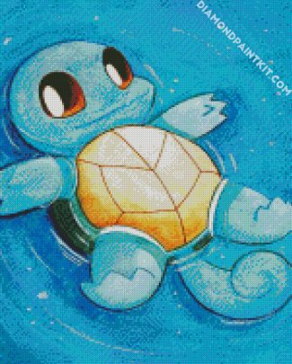 Cute Squirtle diamond painting