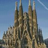 Gaudi Sagrada Familia diamond painting