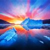 Greenland Sunset On Ice diamond painting