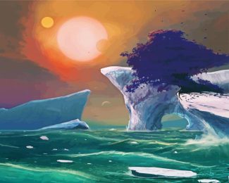 Iceberg Tree diamond painting