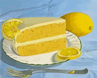 Lemon Cake diamond painting