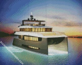 Luxury Catamaran diamond painting