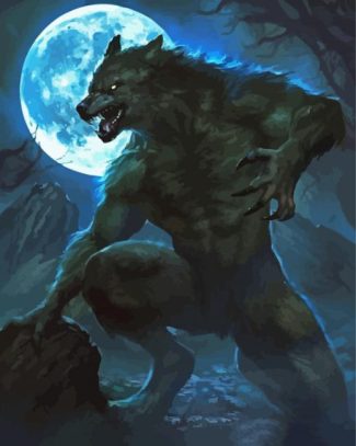 Mad Werewolf diamond painting