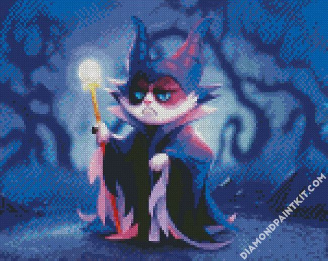 Maleficent Grumpy Cat diamond painting