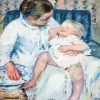 Mary Cassatt Mother About To Wash Her Sleepy Child diamond painting