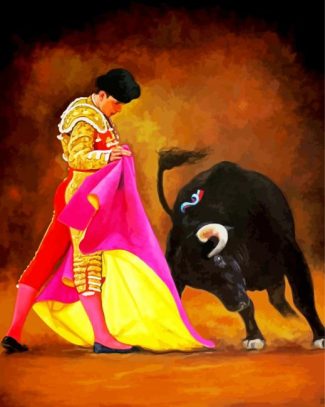 Matador And Bull diamond painting