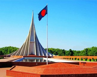 National Martyr's Monument Bangladesh Asia diamond painting