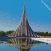 National Martyr's Monument Reflection Bangladesh diamond painting