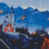 Neuschwanstein Castle In Bavaria Art diamond painting