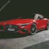 Red Mercedes Amg diamond painting