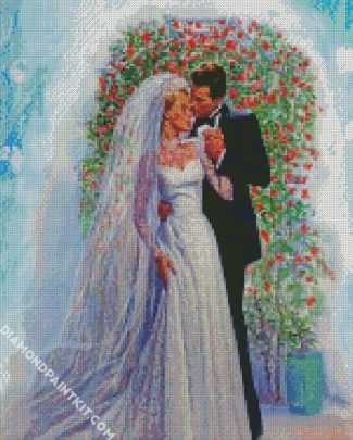 Romantic Bride And Groom diamond painting