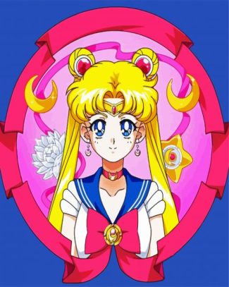 Sailor Moon Tsukino diamond painting