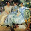 Sorolla My Wife And Daughters In The Garden diamond painting