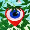 Strawberry Eye diamond painting